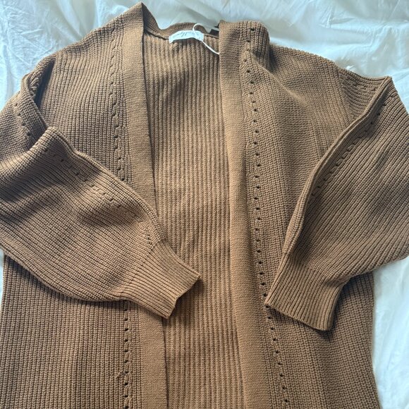 CJLA Adelaide Cardigan in Rust/Brown Size S - Picture 2 of 3